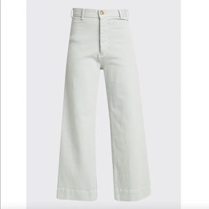 The GREAT - The Seafair Wide-Leg Jeans in Dusty Powder Blue (Size 24)